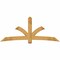 Ekena Millwork Davenport Rough Sawn Timber Gable Bracket, Western Red Cedar, 96"W x 40"H x 4"D x 6"F, 10/12 Pitch GBW096X40X0406DAV00RWR - alternate 1